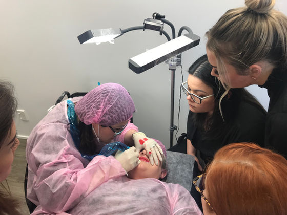 Lip Tint Basic Training Course at VNZ International Nail & Beauty School