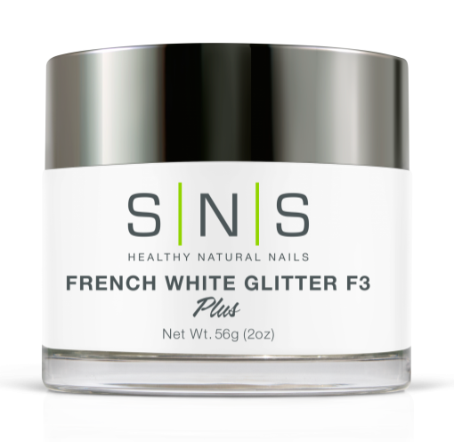 SNS White Glitter F3
