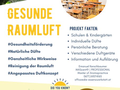 Gesunde Raumluft - in Schulen, Kindergärten, Büros, Pflegeeinrichtungen usw. 