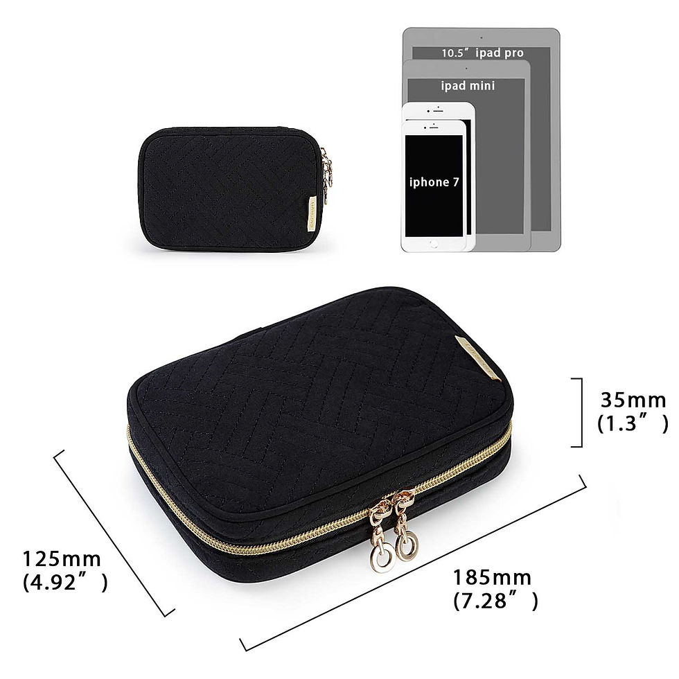 Thumbnail: The Mayfair Quilted Jewellery Organiser
