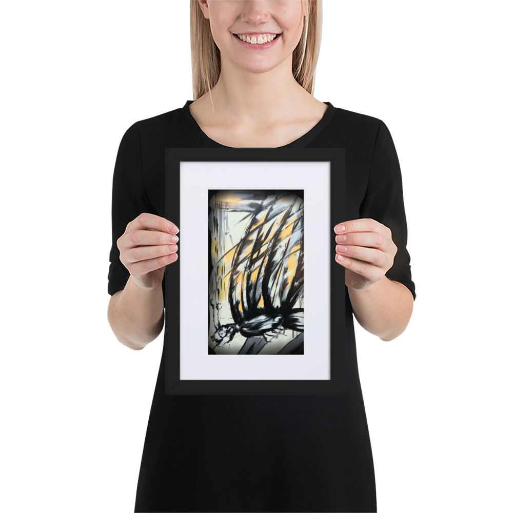"My Dragon Fly Turtle" Quality Framed Prints