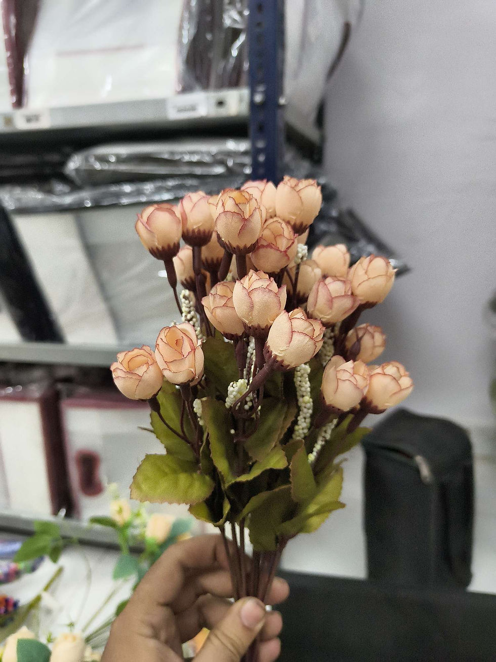 Thumbnail: 15 heads Small peonies flower bunch