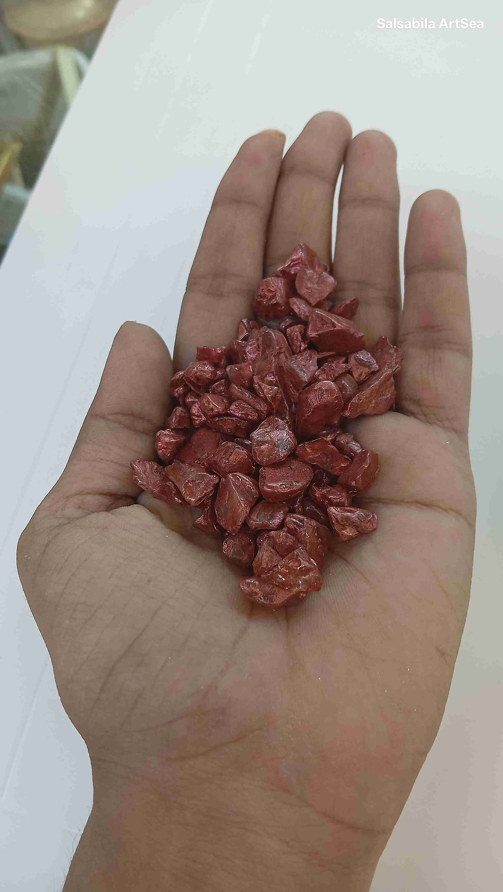 JAGS METALLIC STONE BIG COPPER