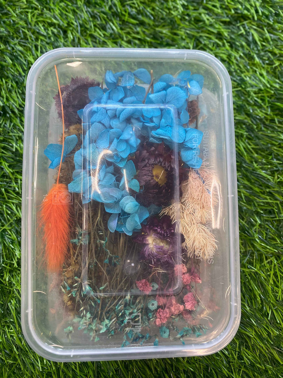 Thumbnail: RESIN ART DRIED FLOWERS BOX