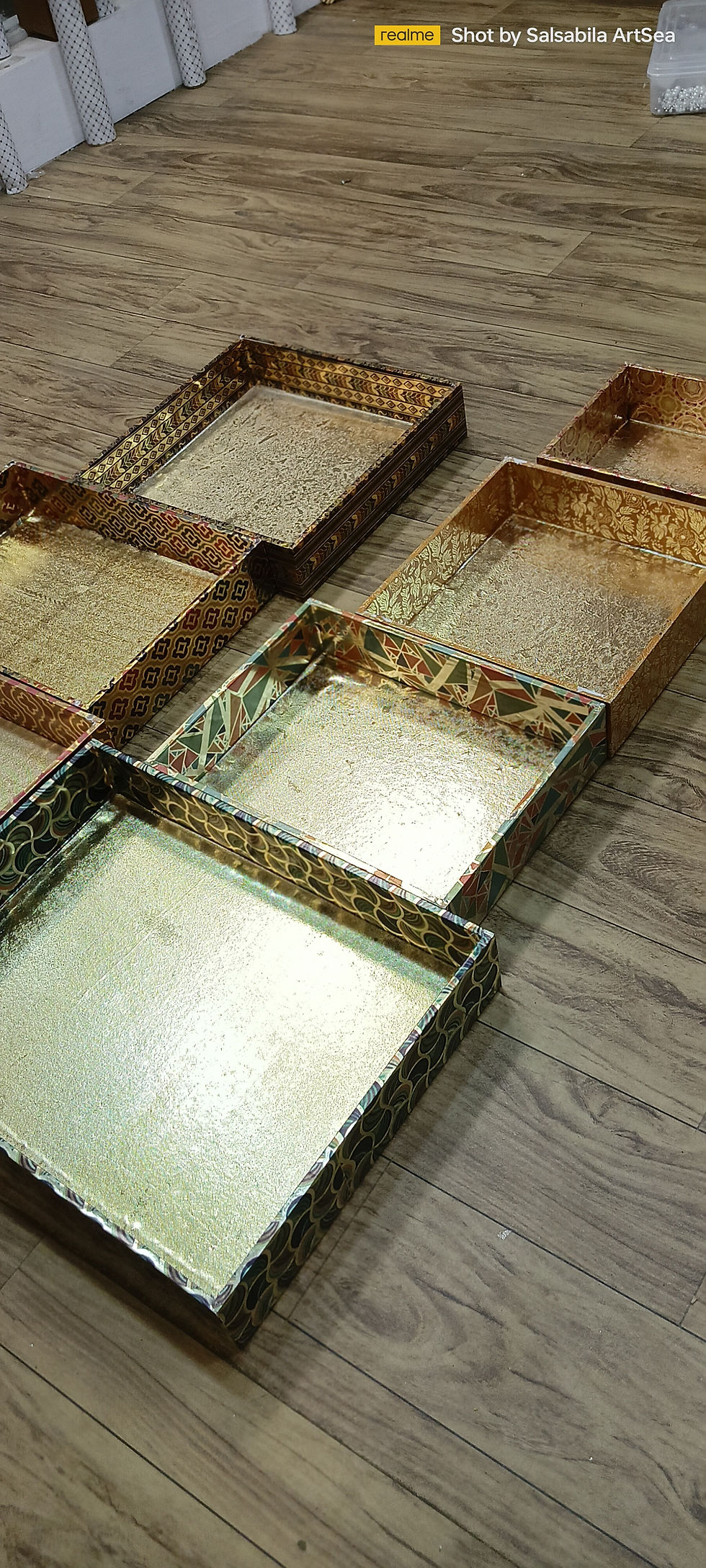 Designer rectangle baskets