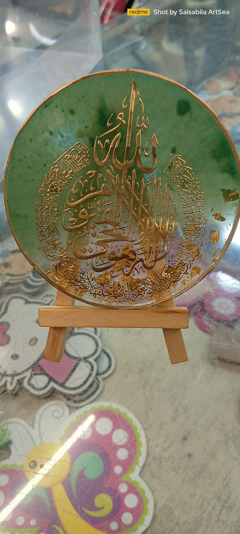 Thumbnail: Resin coaster
