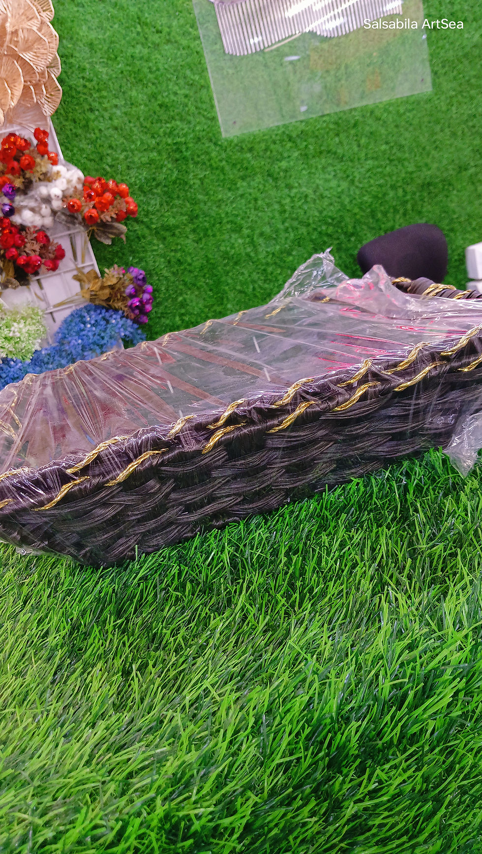 Thumbnail: Rectangle hamapr basket