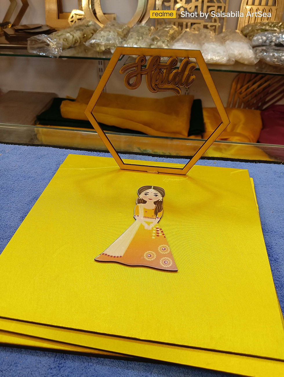 Haldi platter With Sticker