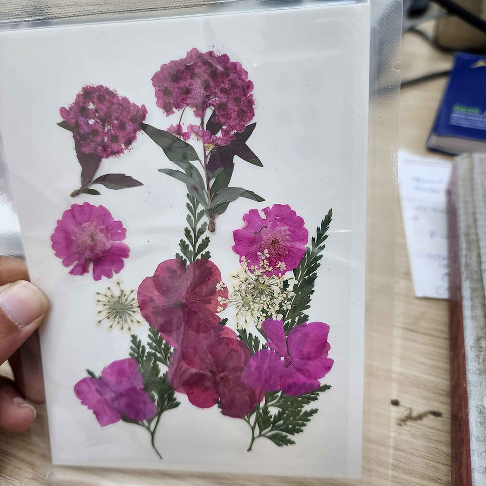 Thumbnail: DRIED FLOWER PRESS RESIN
