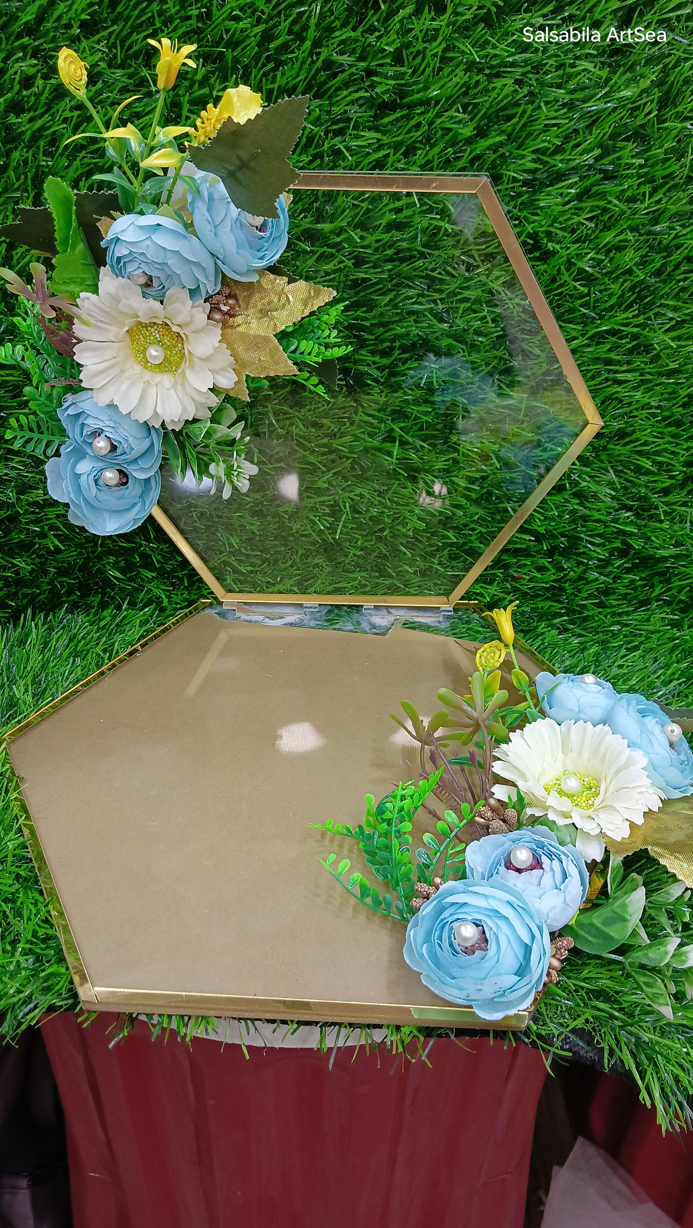 Personalized Acrylic Engagement Ring Platter