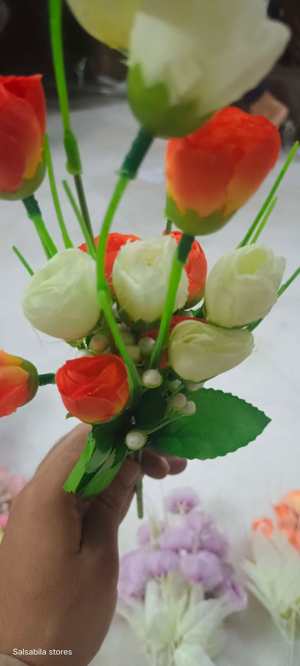 Thumbnail: Small roses Lilly bunch