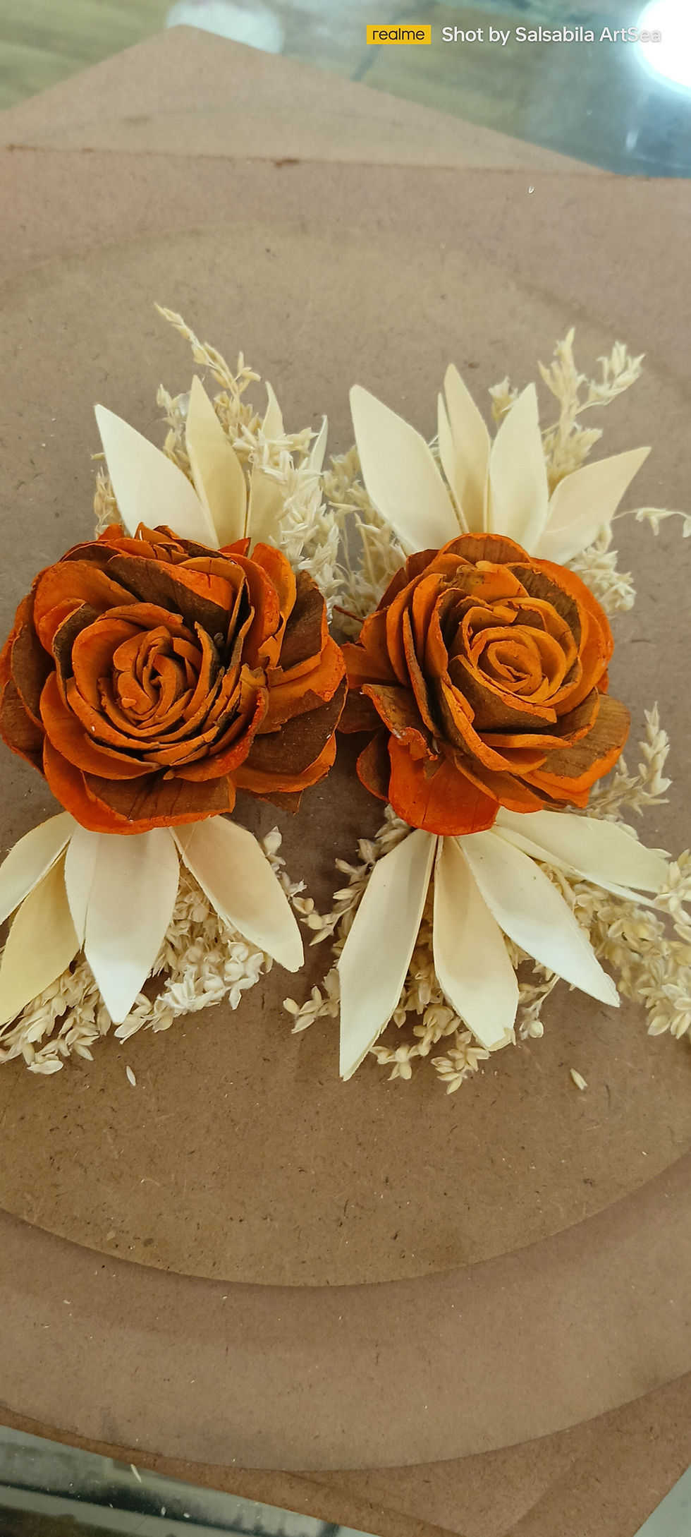 Thumbnail: Dry Rose Wooden  Flowers