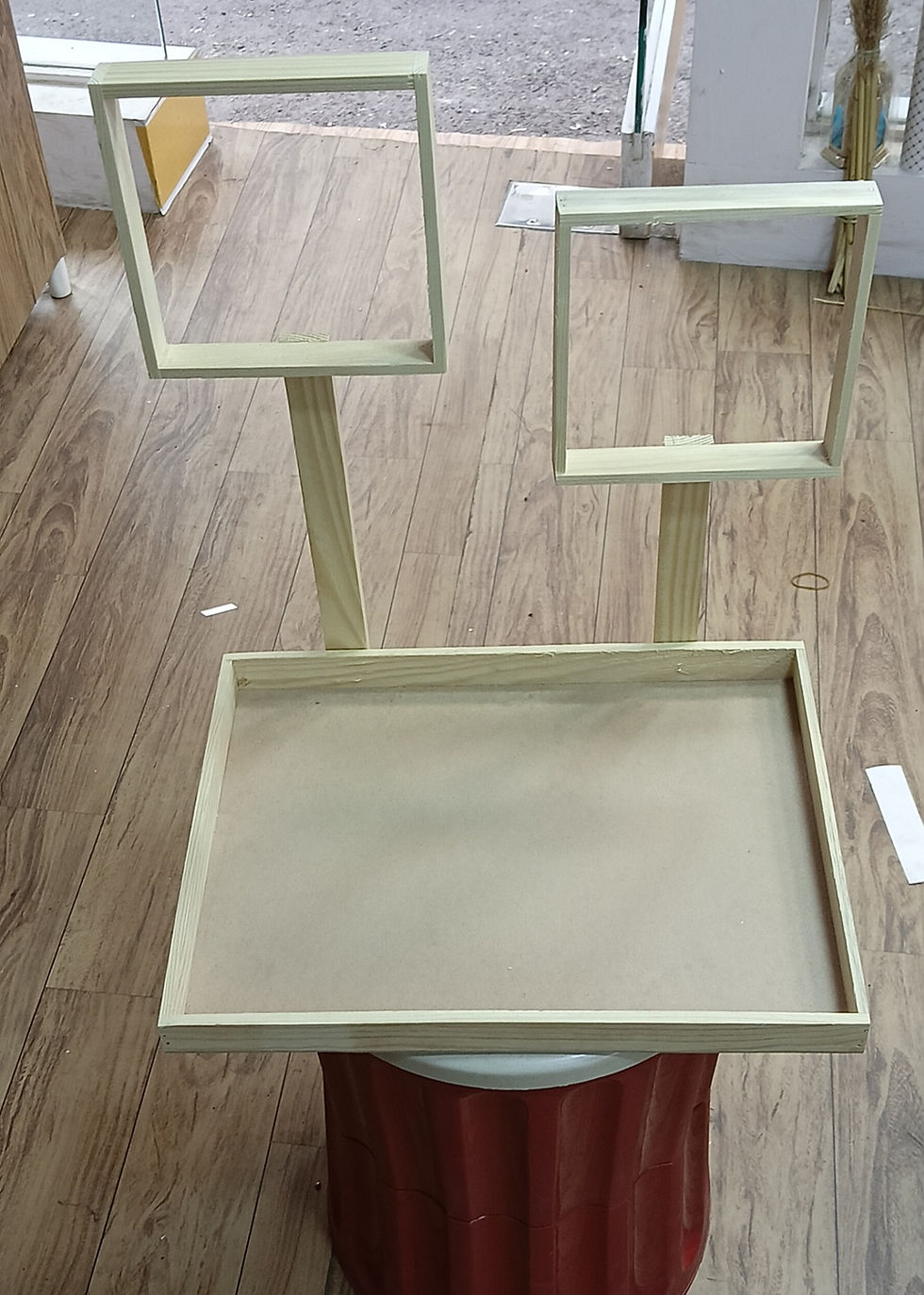 Wooden MDF Alphabet Frame Tray