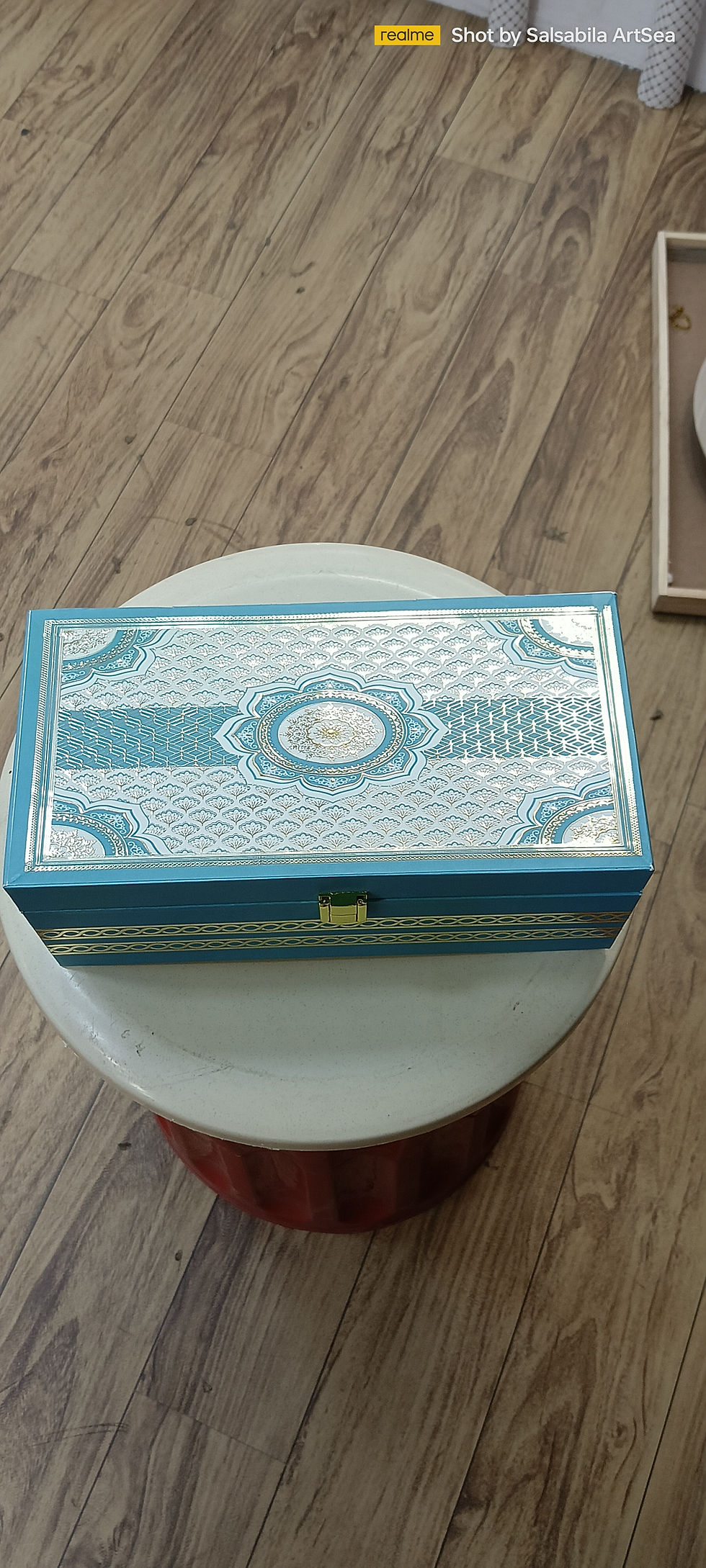 Thumbnail: Designer blue 2 jar box