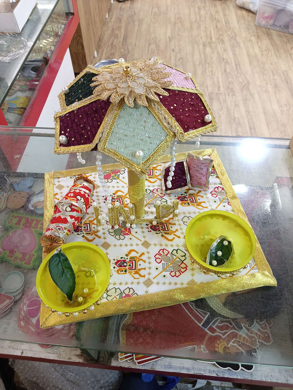 Thumbnail: Umbrella Haldi platter