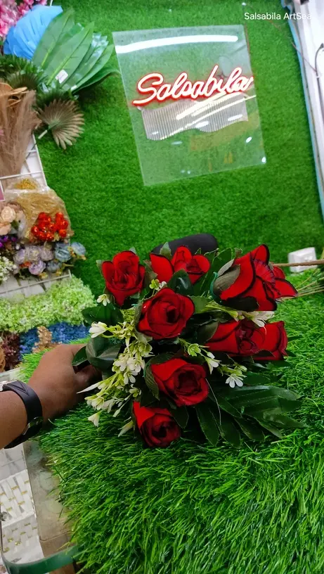 Artificial Red tulip Flowers | Bouquet