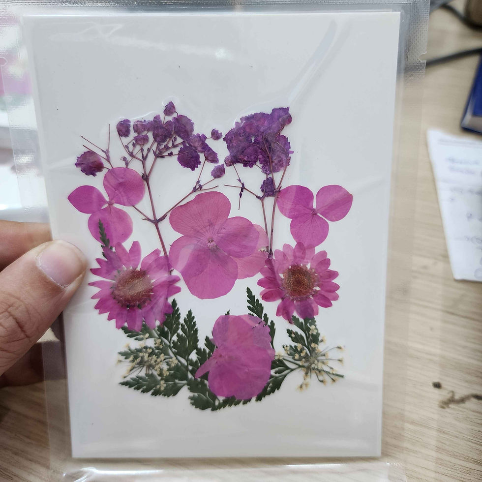 Thumbnail: DRIED FLOWER PRESS RESIN