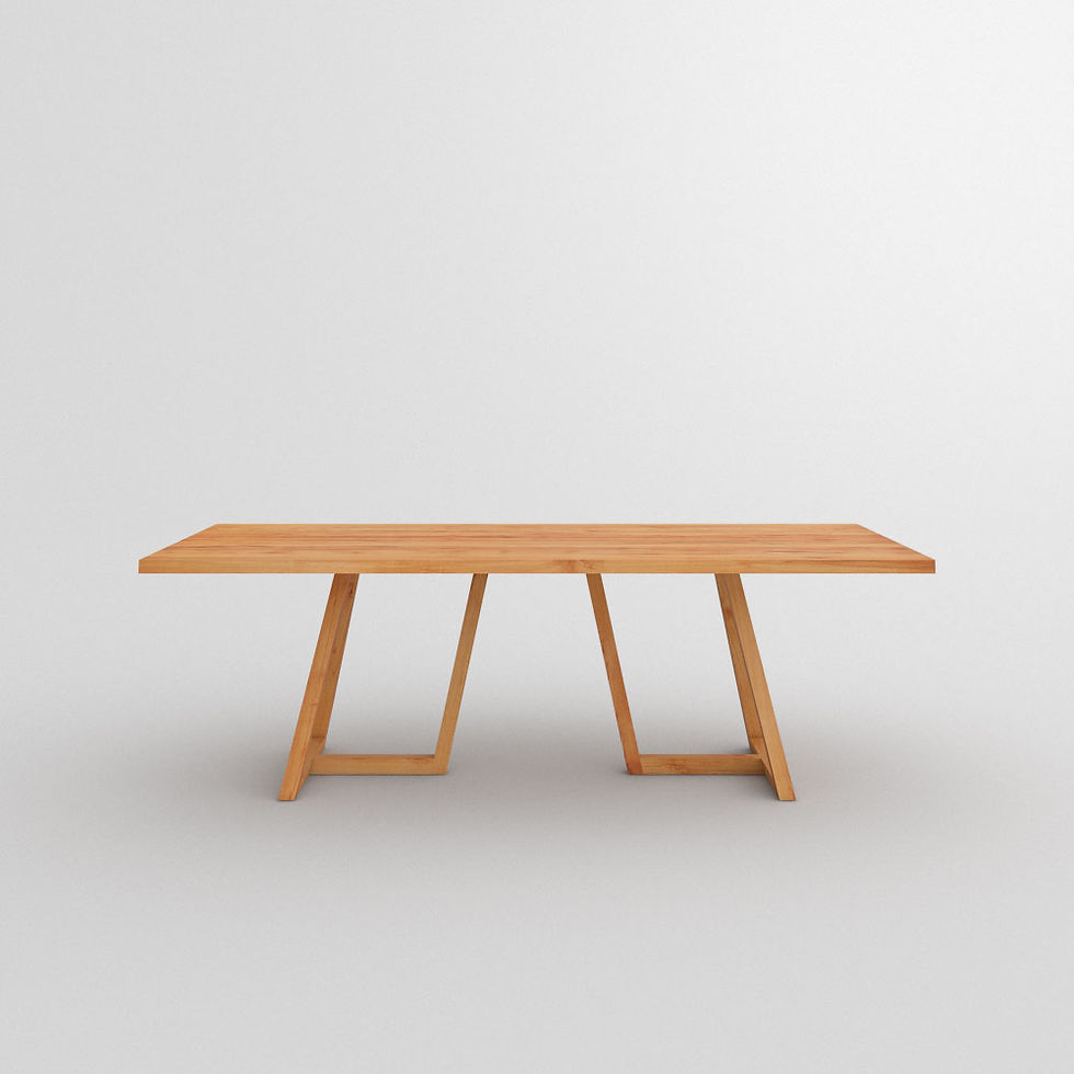 Miniaturbild: Tisch MARGO von vitamin design, Massivholz-Esstisch Kernbuche