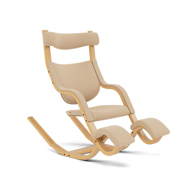 Miniaturbild: Varier Gravity Balans: Ergonomischer Sessel von Peter Opsvik; flexibel nutzbar als Kniestuhl, Bürostuhl oder in Herz-Waage-Li