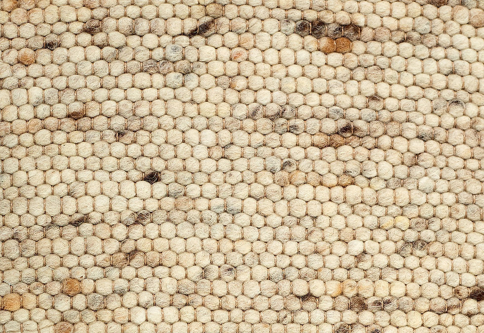 Miniaturbild: Schurwoll-Teppich von Sixay Farbton almond