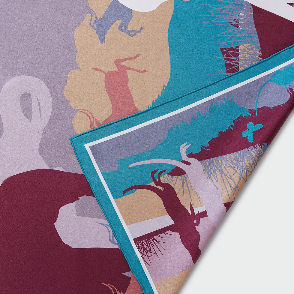 Miniatura: FOULARD 90 THE SIN 04-2