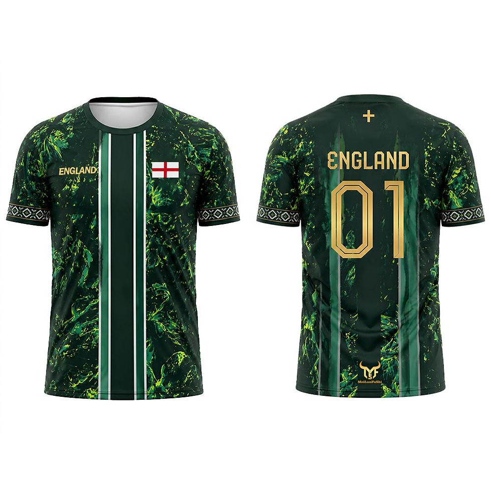 Thumbnail: New England Flag Print Football Jersey Summer Casual Breathable Short Sleeve Top