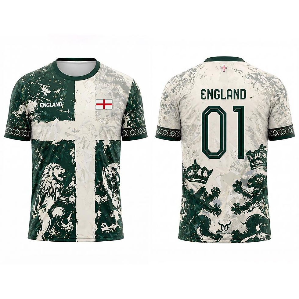 Thumbnail: New England Flag Print Football Jersey Summer Casual Breathable Short Sleeve Top