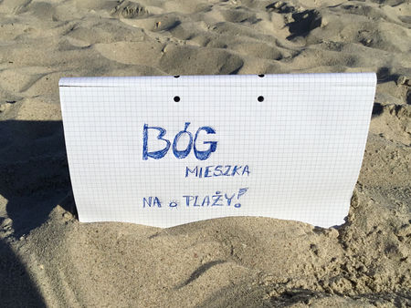 Bóg mieszka na plaży!