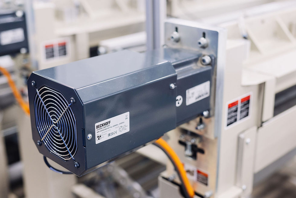 Beckhoff servomotor with fan cooling