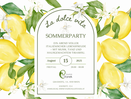 Sommerparty „La dolce vita“