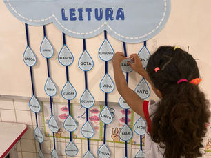 Alunos do 2º B da Escola Rural realizam atividade especial em alusão ao Dia da Água.