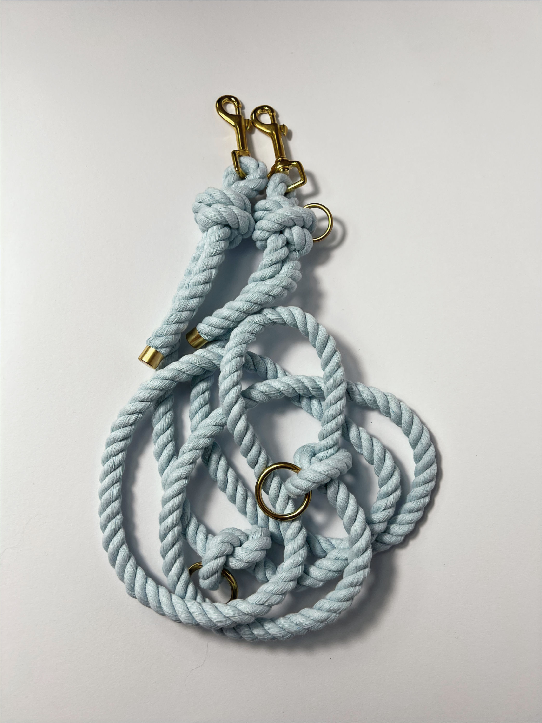 Cotton Twist Leine – Baby Blau