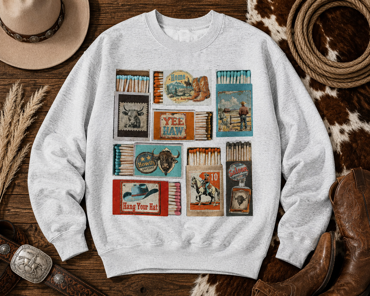 Strike a Match Crewneck