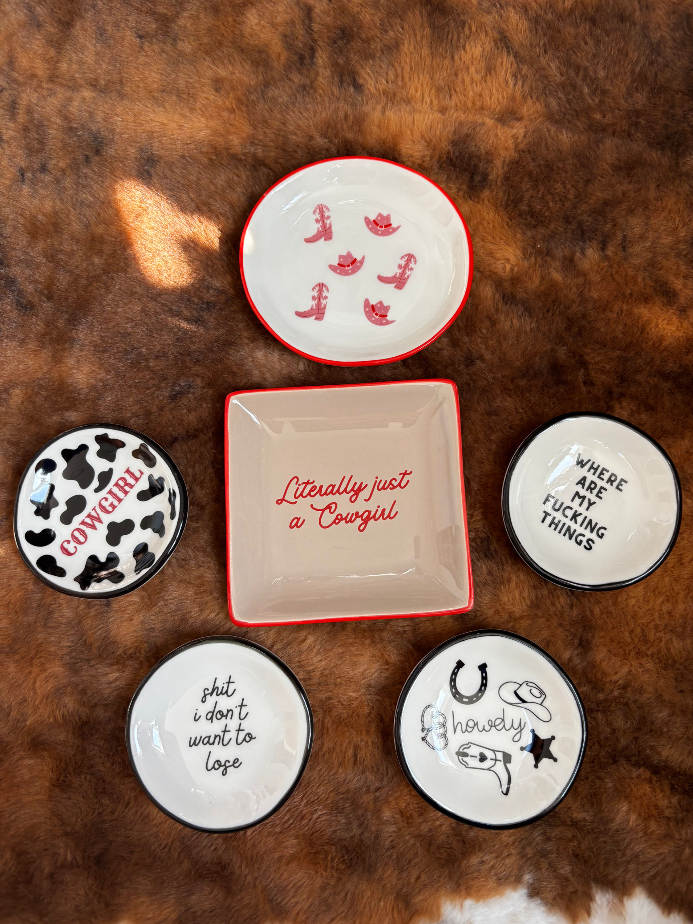 Western Trinket Dishes