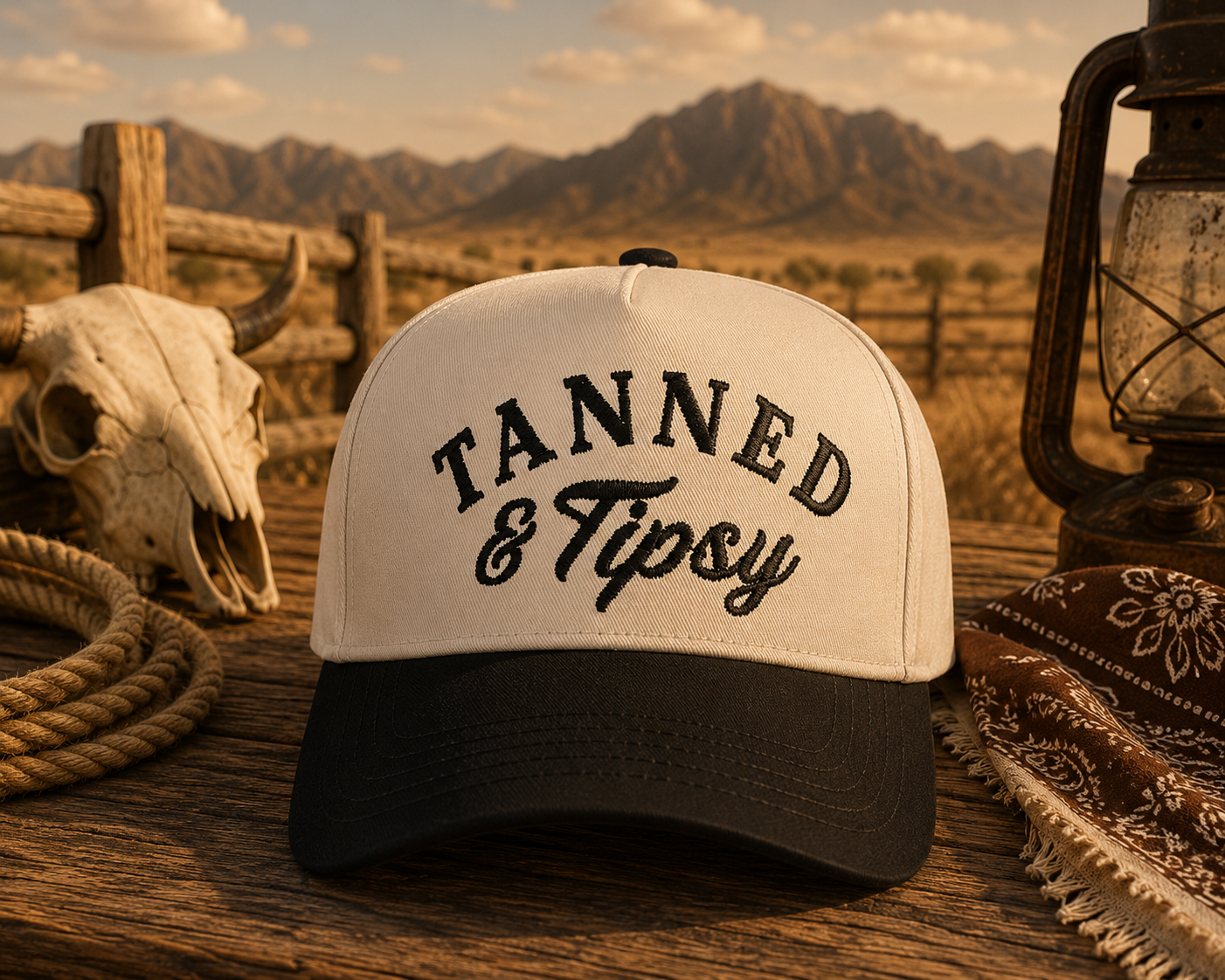 Tanned & Tipsy Trucker Hat