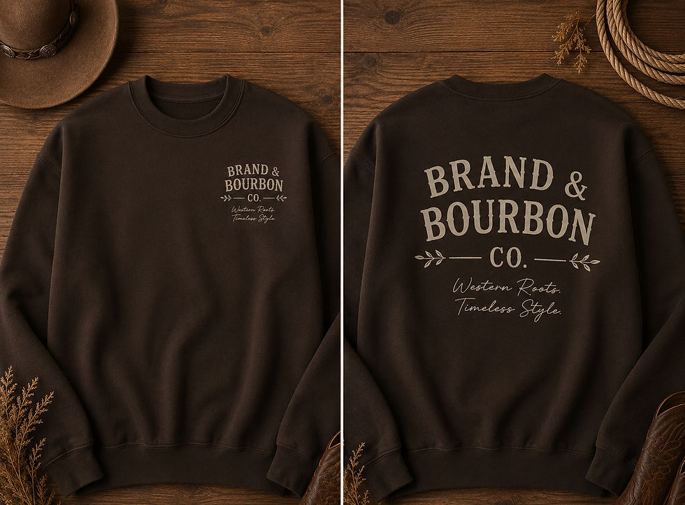 Thumbnail: Brand & Bourbon Western Crewnecks