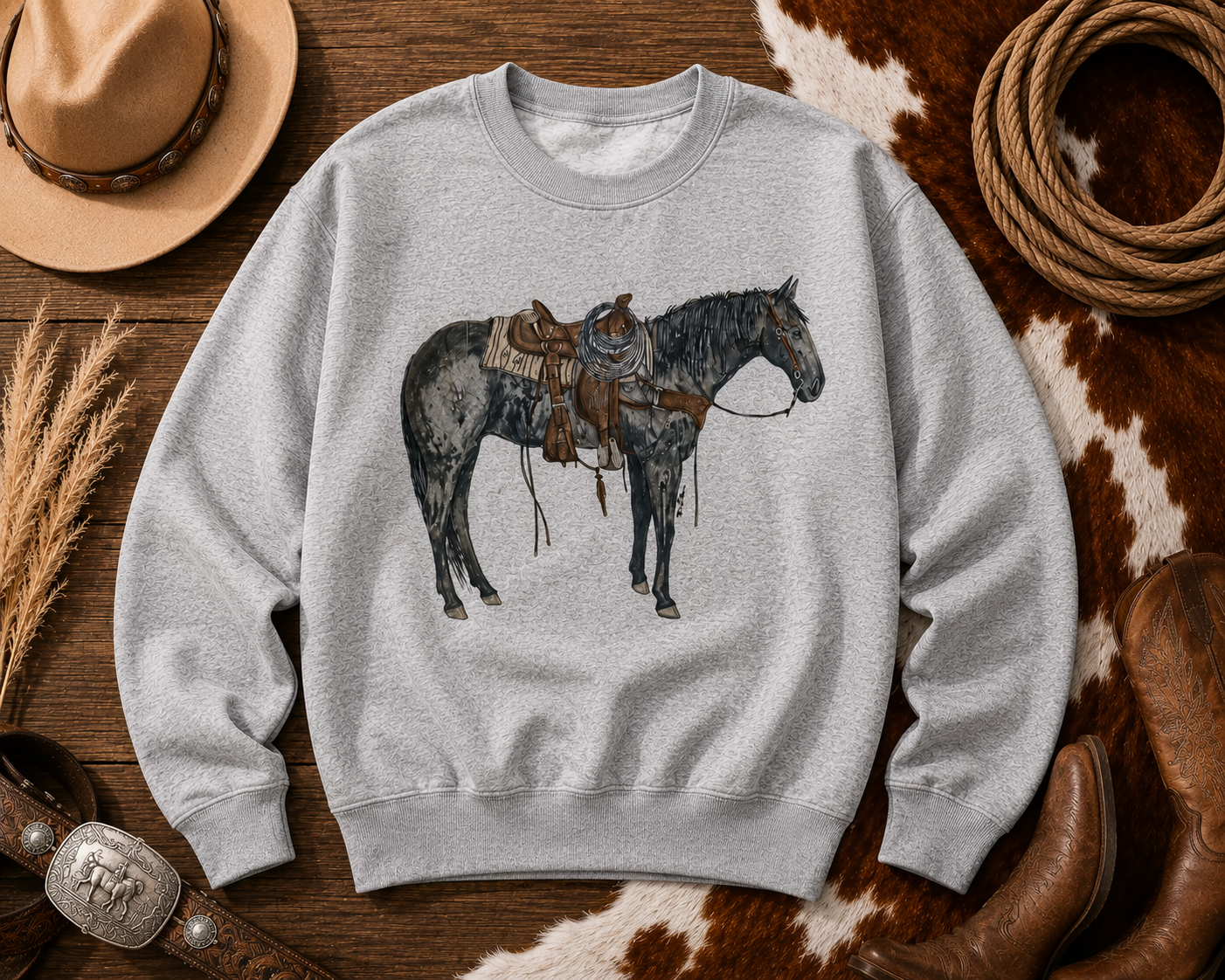 Saddled Up Crewneck