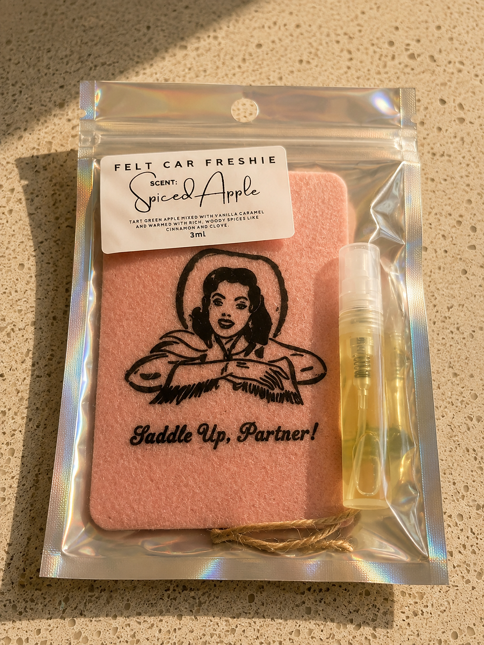 Thumbnail: Western Car Fresheners with 3mL Fragrance Bottle