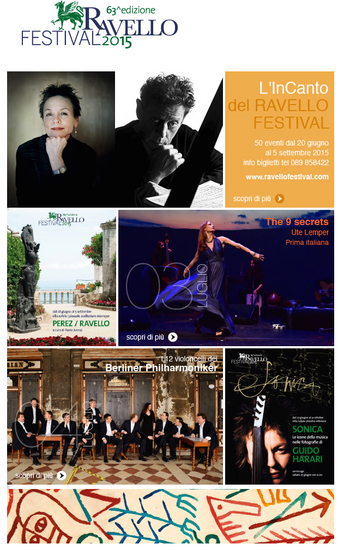 Ravello Festival 2015: in agenda