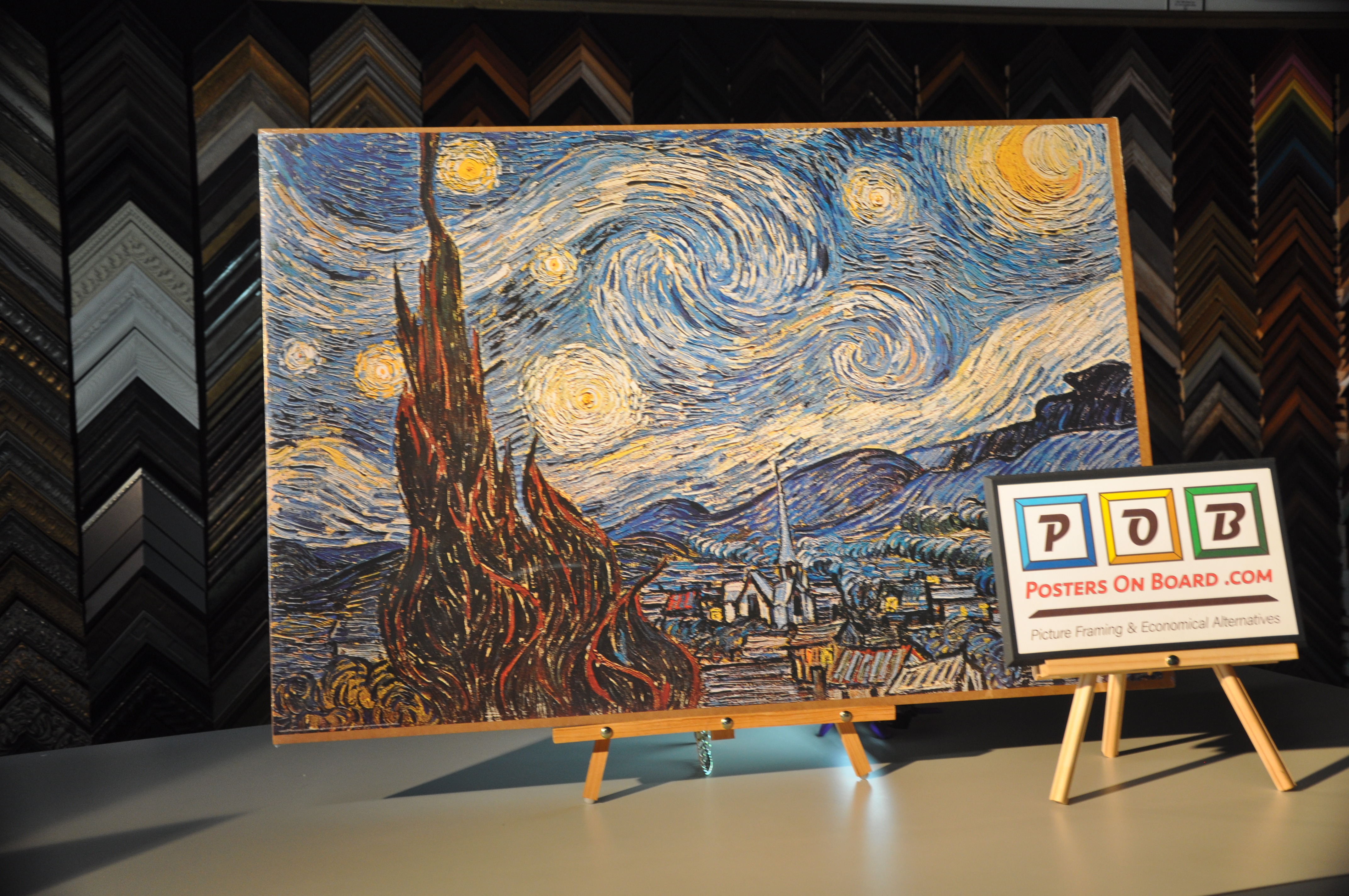 PostersOnBoard.com, Monet, Van Gogh