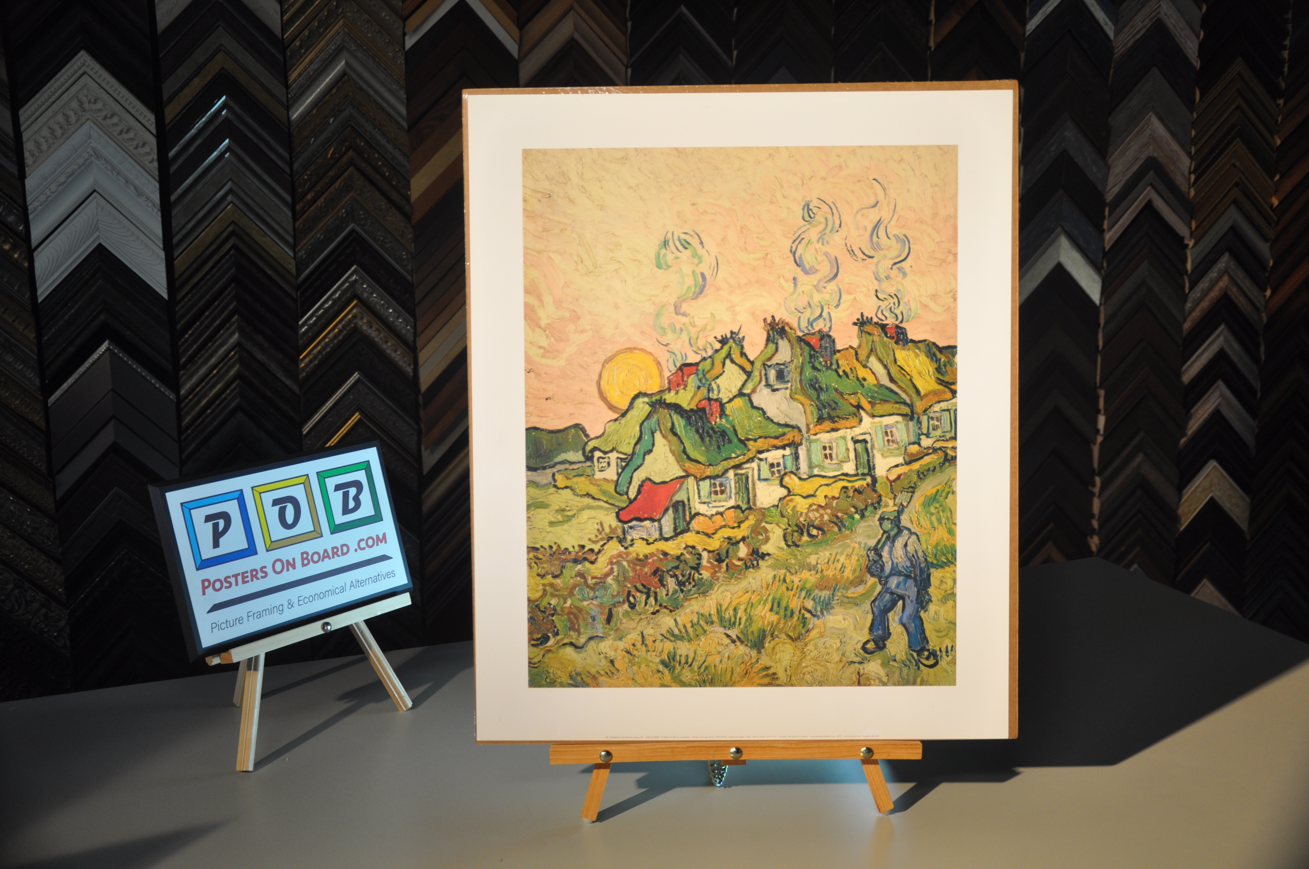 PostersOnBoard.com, Monet, Van Gogh