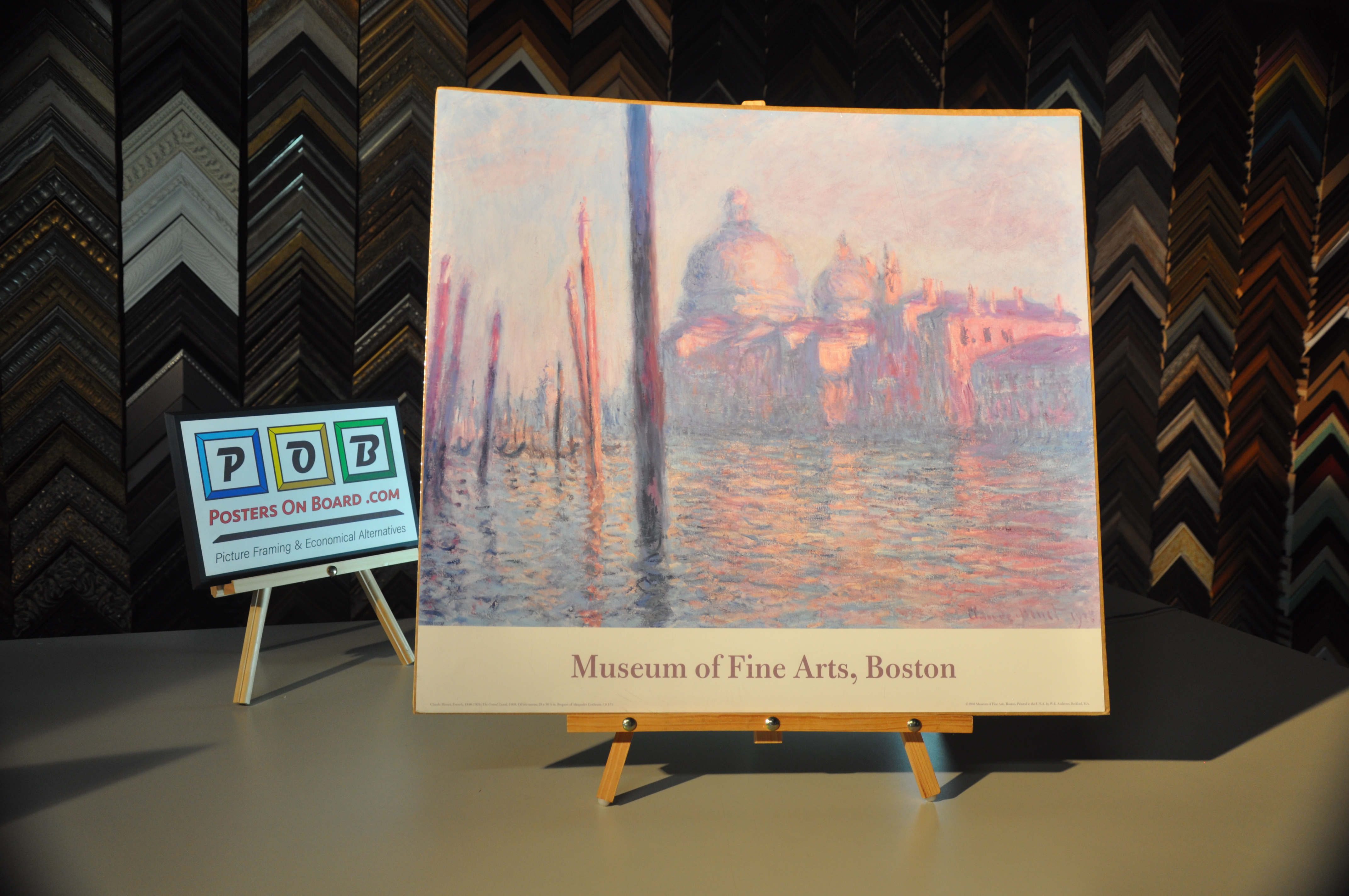 PostersOnBoard.com, Monet, Van Gogh