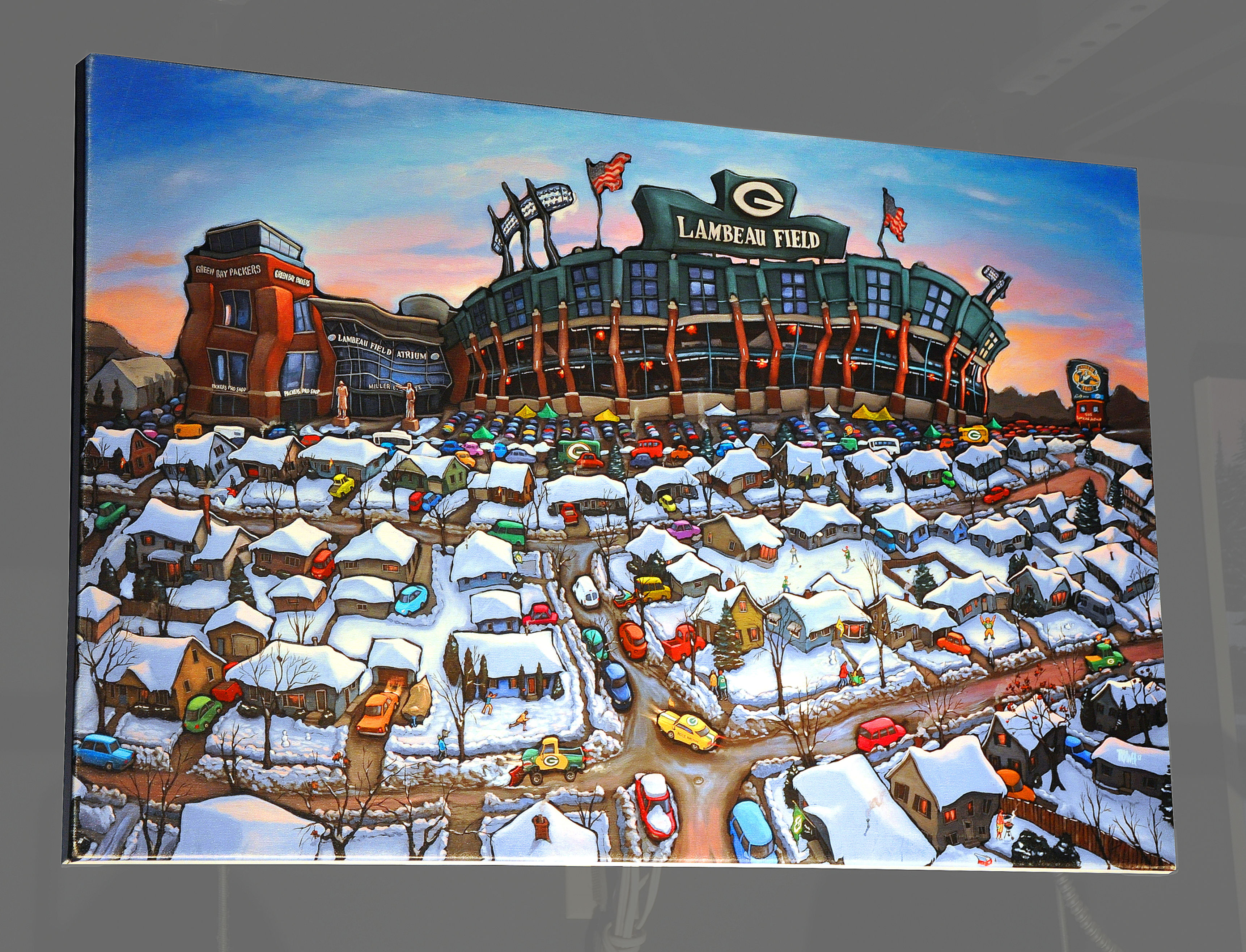 Michael Birawer, Lambeau Field, Canvas