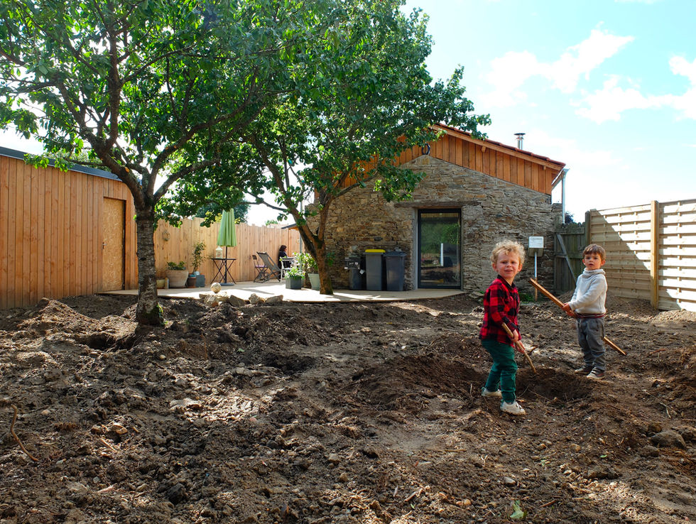 Transformation d'un Chai en habitation à Saint-Philbert-de-Grand-lieu.