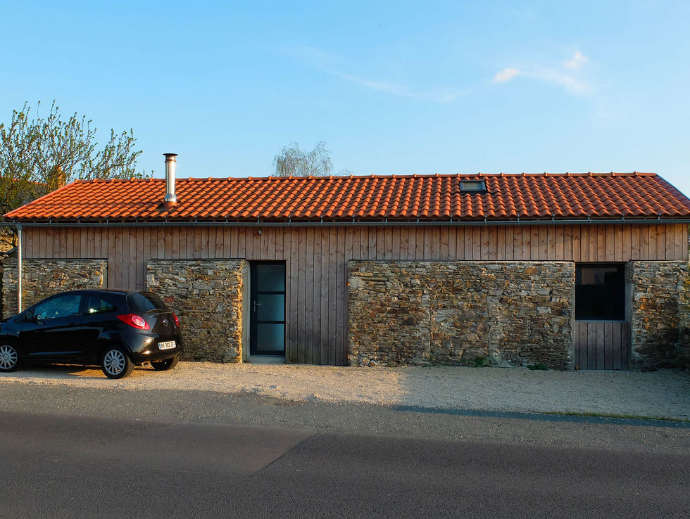Transformation d'un Chai en habitation à Saint-Philbert-de-Grand-lieu.