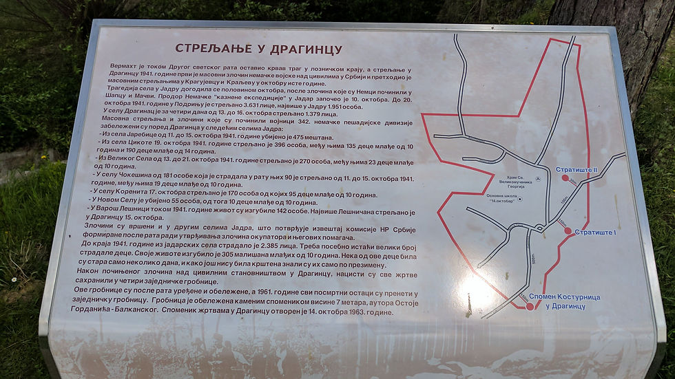 Draginac spomenik (sign)