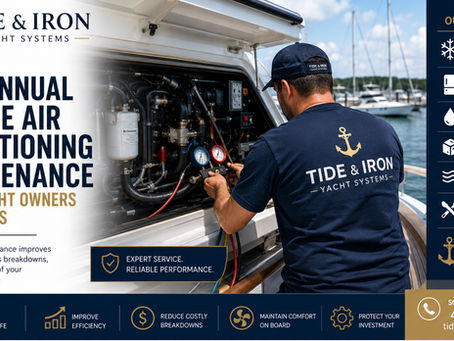 Why Annual Marine Air Conditioning Maintenance Saves Yacht Owners Thousands