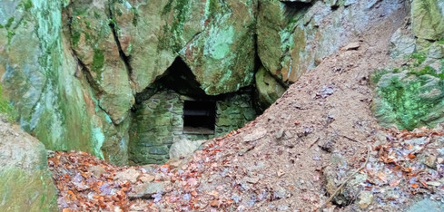 Výchoz štoly Lukáš v Krupce