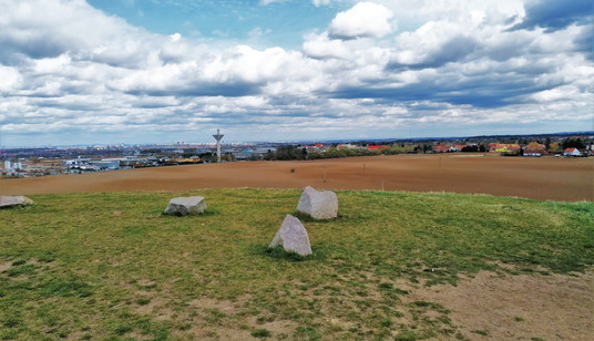 Výhled z Kamínku směrem na Prahu