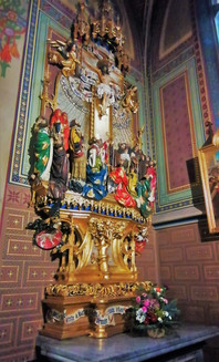 Oltář v kapli Českých patronů nebo takzvané Mladotické kapli